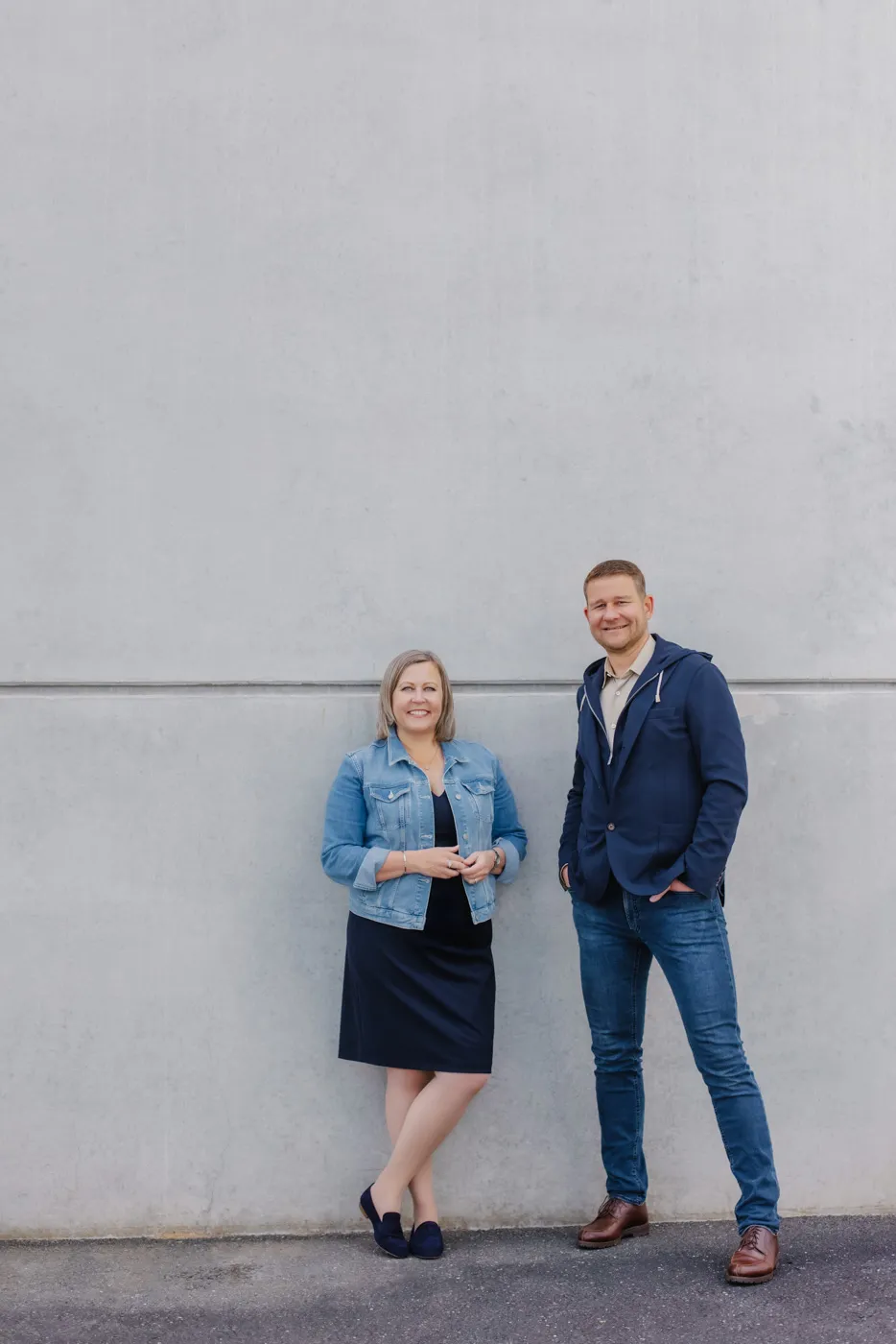 Klaudia und Sepp Deutschmann, Inhaber der Tischlerei Deutschmann in vierter Generation