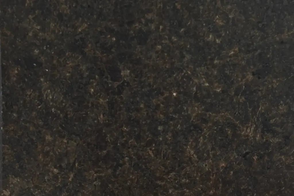 Natursteinmuster Black Pearl in dunkler Struktur für maßgefertigte Outdoorküchen von Deutschmann