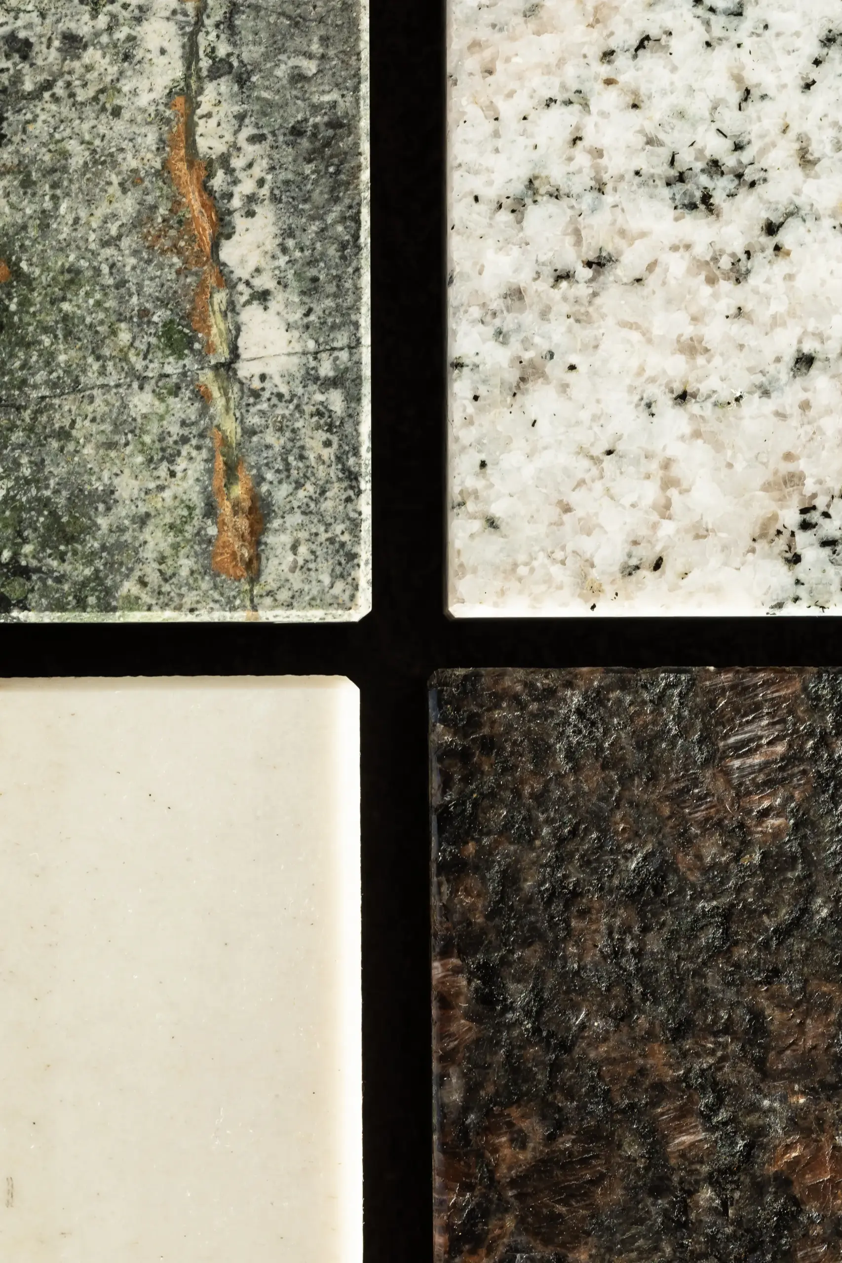 Natursteinmaterialien für Deutschmann Outdoorküchen