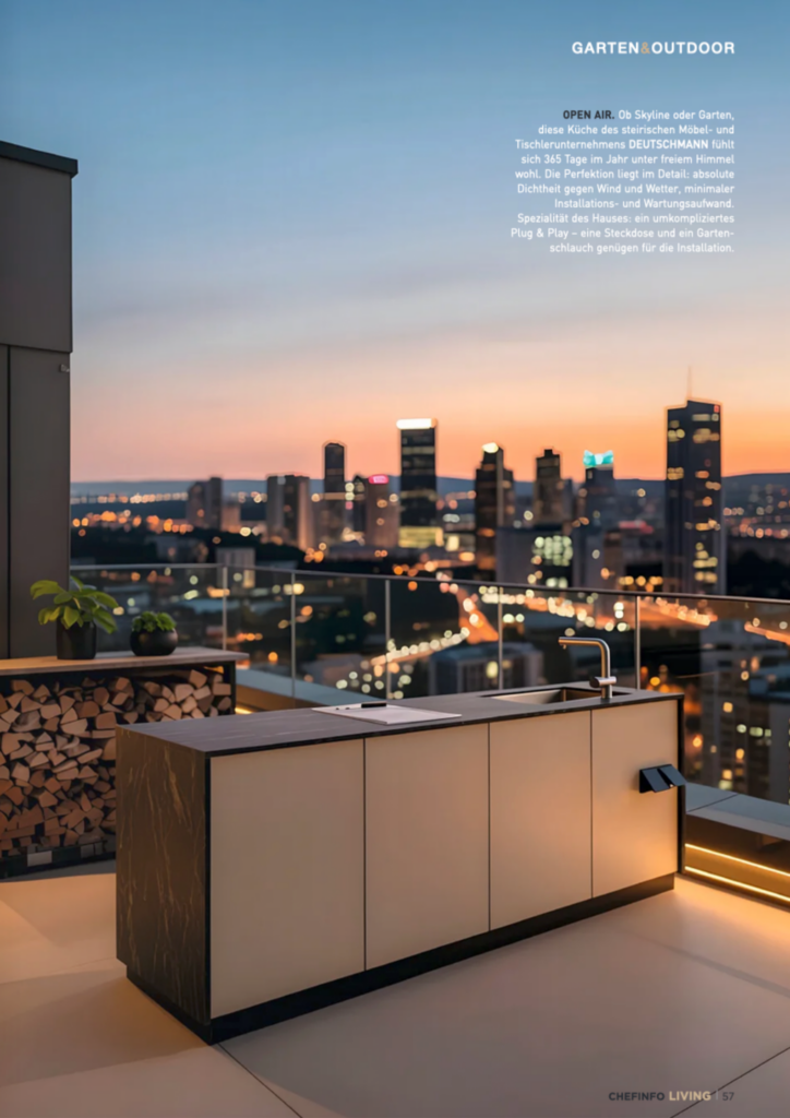 Titelseite von einem Presseauschnitt mit Fotos und Text