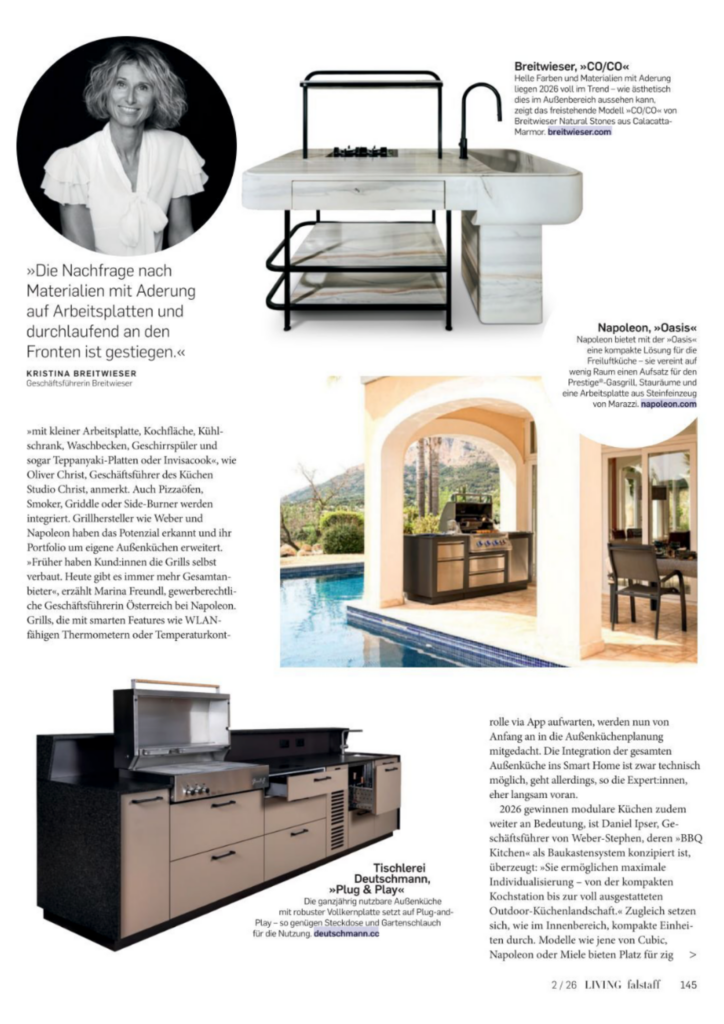 Titelseite von einem Presseauschnitt mit Fotos und Text