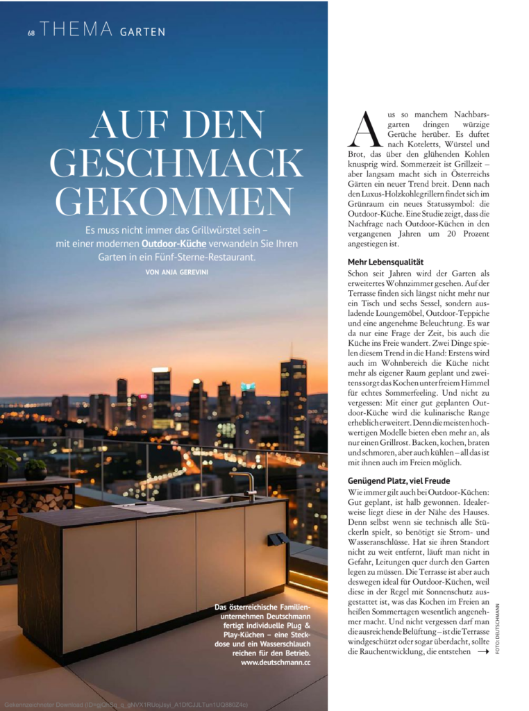 Magazin Ausschnitt über Deutschmann