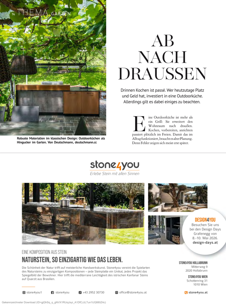 Magazin Ausschnitt über Deutschmann