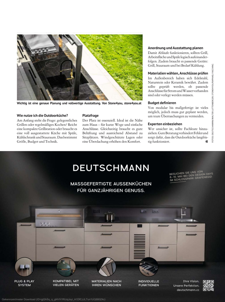 Magazin Ausschnitt über Deutschmann
